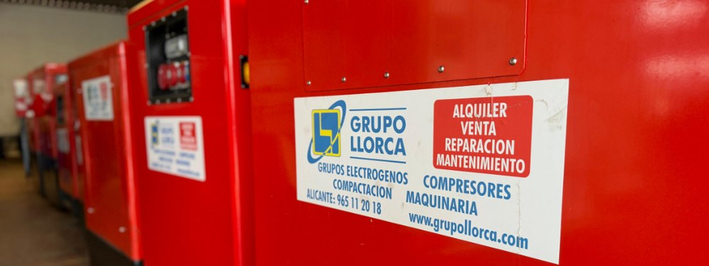 Grupos electrógenos de alquiler con la etiqueta de Grupo Llorca
